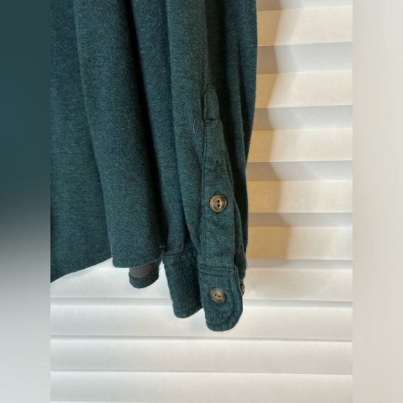 L.L. Bean Men's Washed Cotton Double-Knit Chamois Shirt, Long-Sleeve XXL - Picture 6 of 10